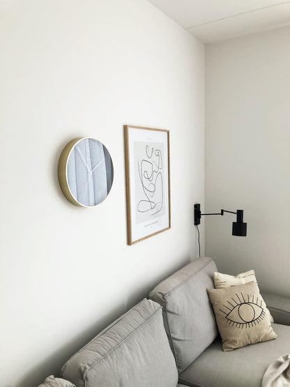 NeXtime Essential Gold - Elegante Wandklok - 34 cm Goud