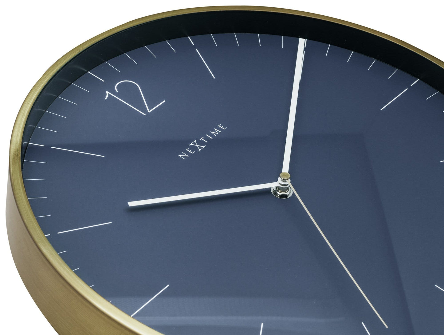 NeXtime Essential Gold - Elegante Wandklok - 34 cm Goud