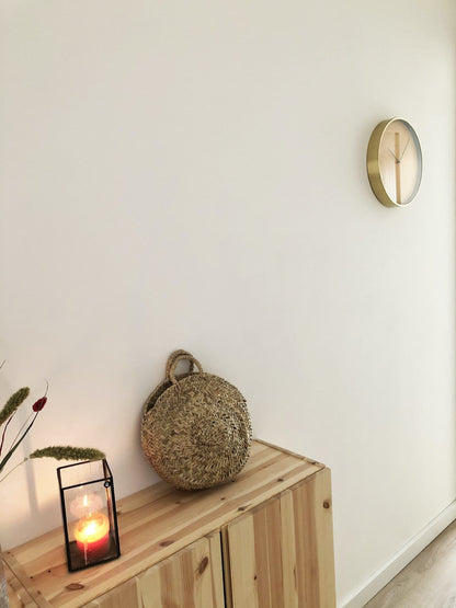 NeXtime Essential Gold - Elegante Wandklok - 34 cm Goud