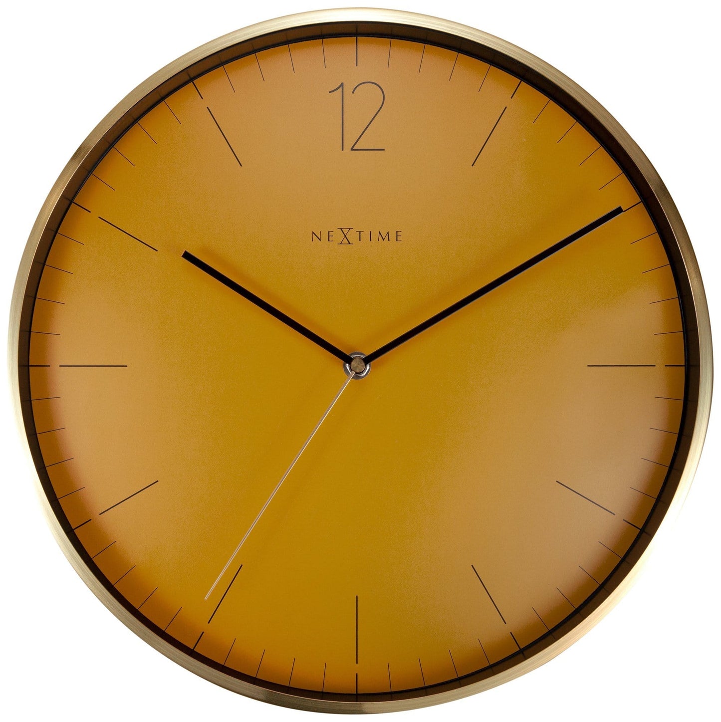 NeXtime Essential Gold - Elegante Wandklok - 34 cm Goud