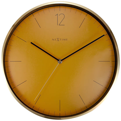 NeXtime Essential Gold - Elegante Wandklok - 34 cm Goud