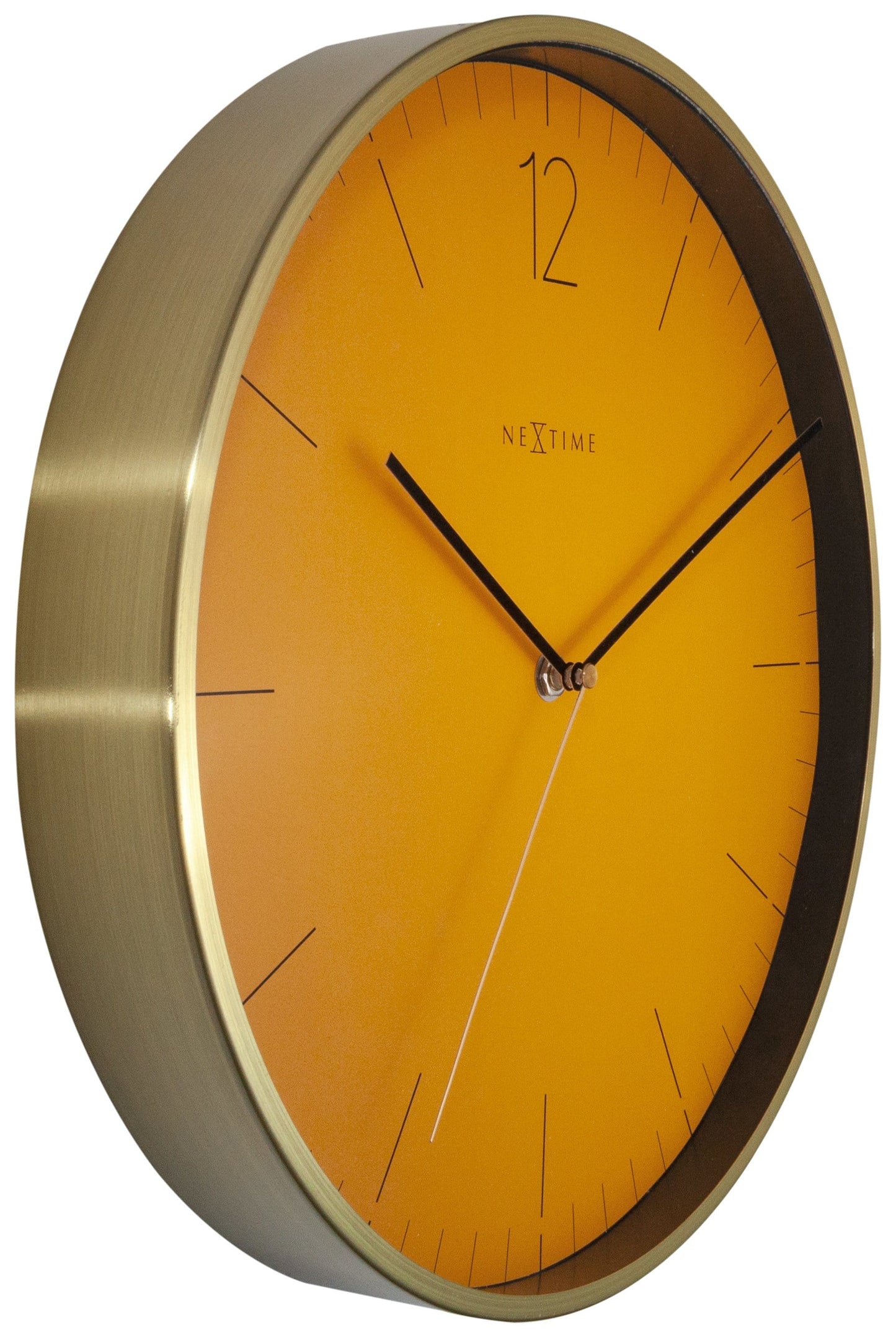 NeXtime Essential Gold - Elegante Wandklok - 34 cm Goud