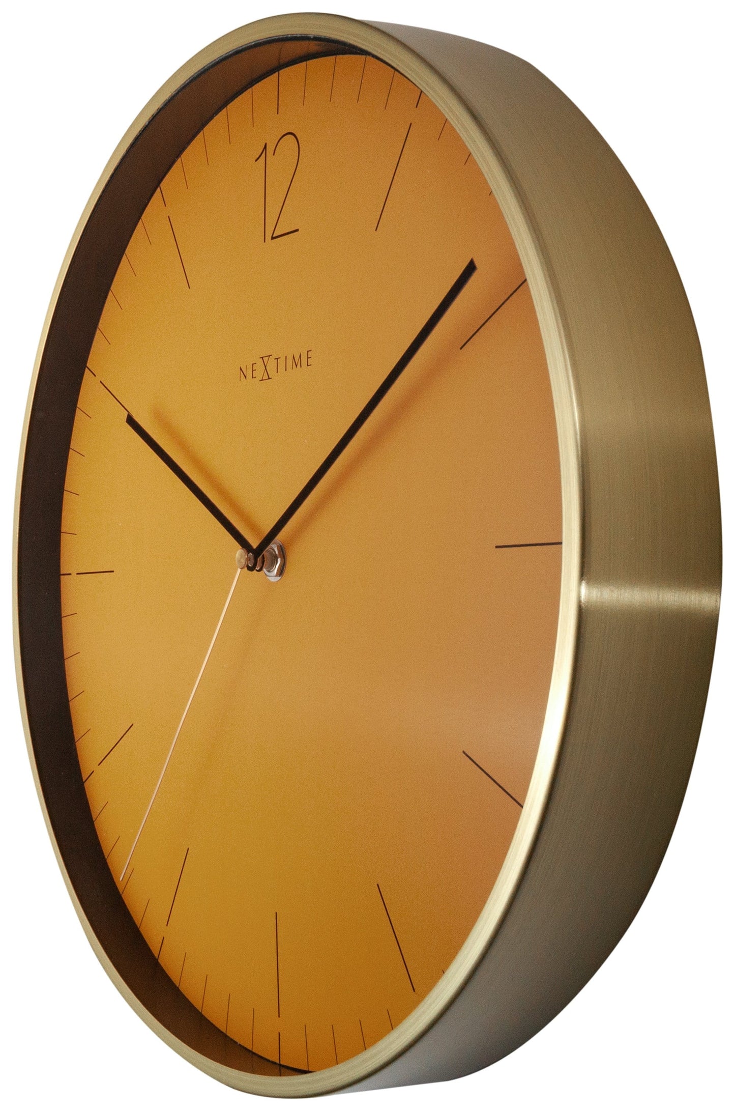 NeXtime Essential Gold - Elegante Wandklok - 34 cm Goud