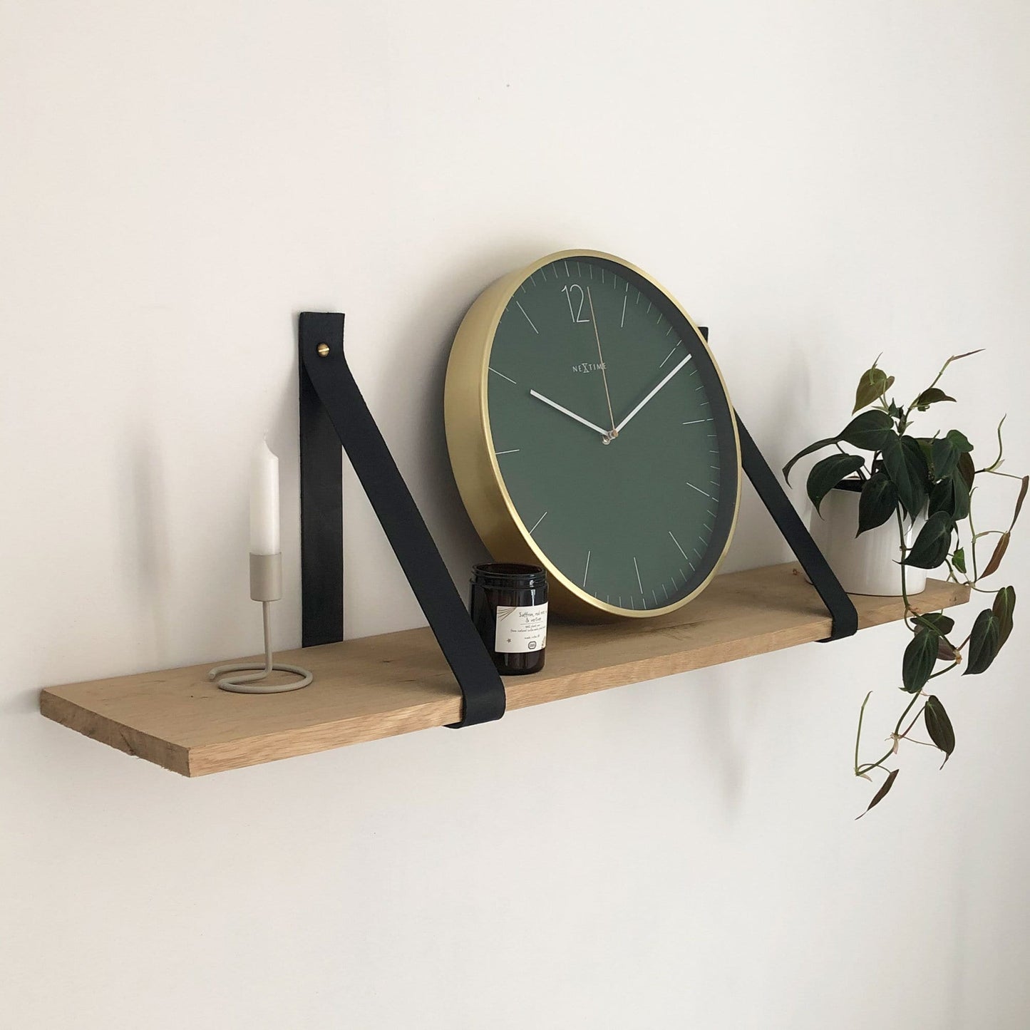 NeXtime Essential Gold - Elegante Wandklok - 34 cm Goud