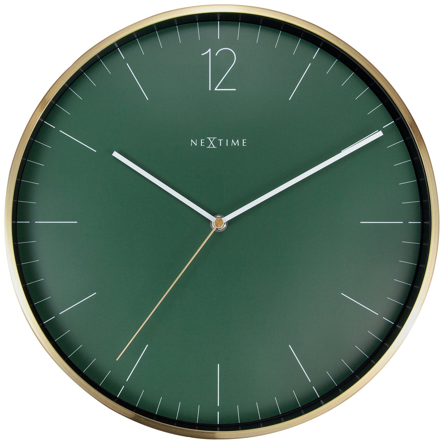 NeXtime Essential Gold - Elegante Wandklok - 34 cm Goud