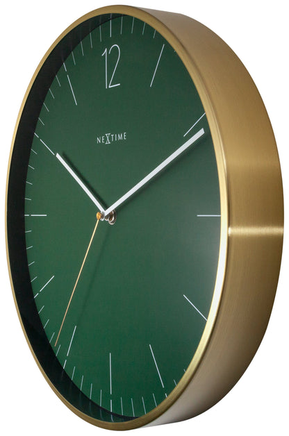 NeXtime Essential Gold - Elegante Wandklok - 34 cm Goud