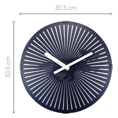 Wall Clock with moving Running Dog - 30.5cm