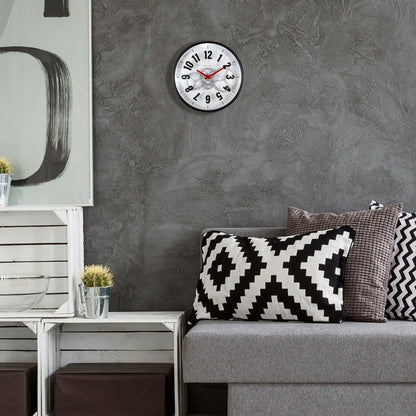 NeXtime Modern Gear Clock - Industriële wandklok met bewegende tandwielen - 36cm