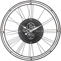Comnox - NeXtime Roman Gear Clock XXL - Industrieel Design - Ø90,5 cm
