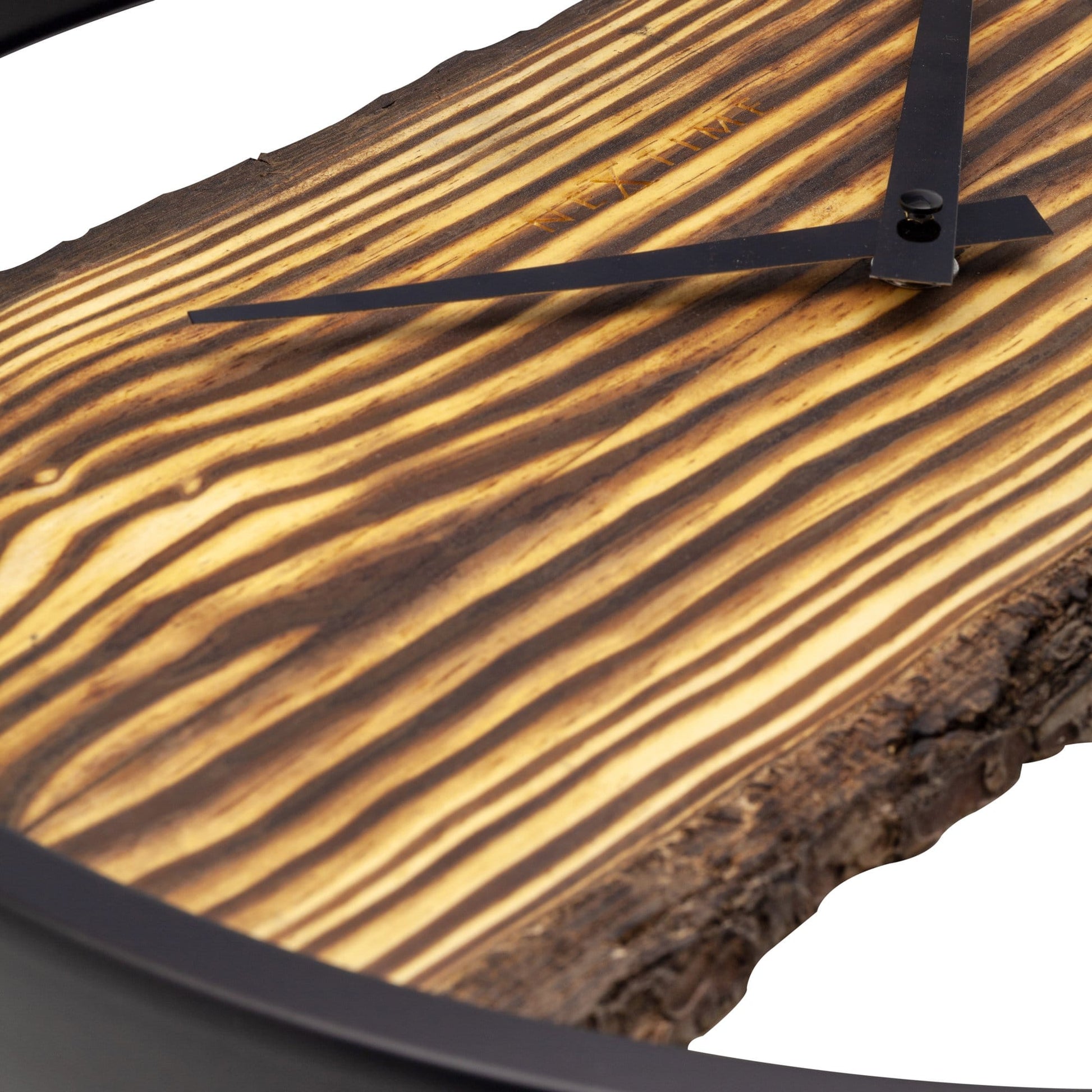 Bohemian stijl klok met lama's en kaktusjes blauw