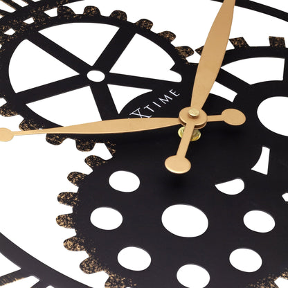 Roman Wall Clock - 50cm - Silent - Large - Metal - "Birmingham"