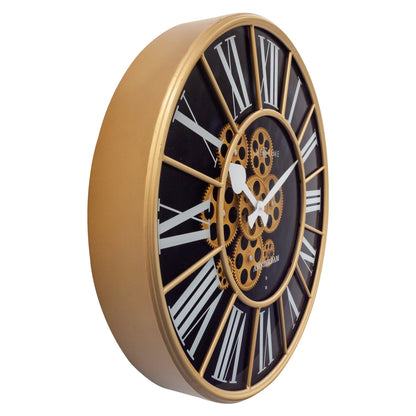 Kleurrijke lama wandklok voor kinderkamer