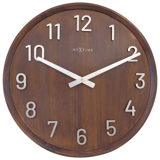 Comnox - NeXtime Precious - Stille wandklok met 3D effect - 50cm