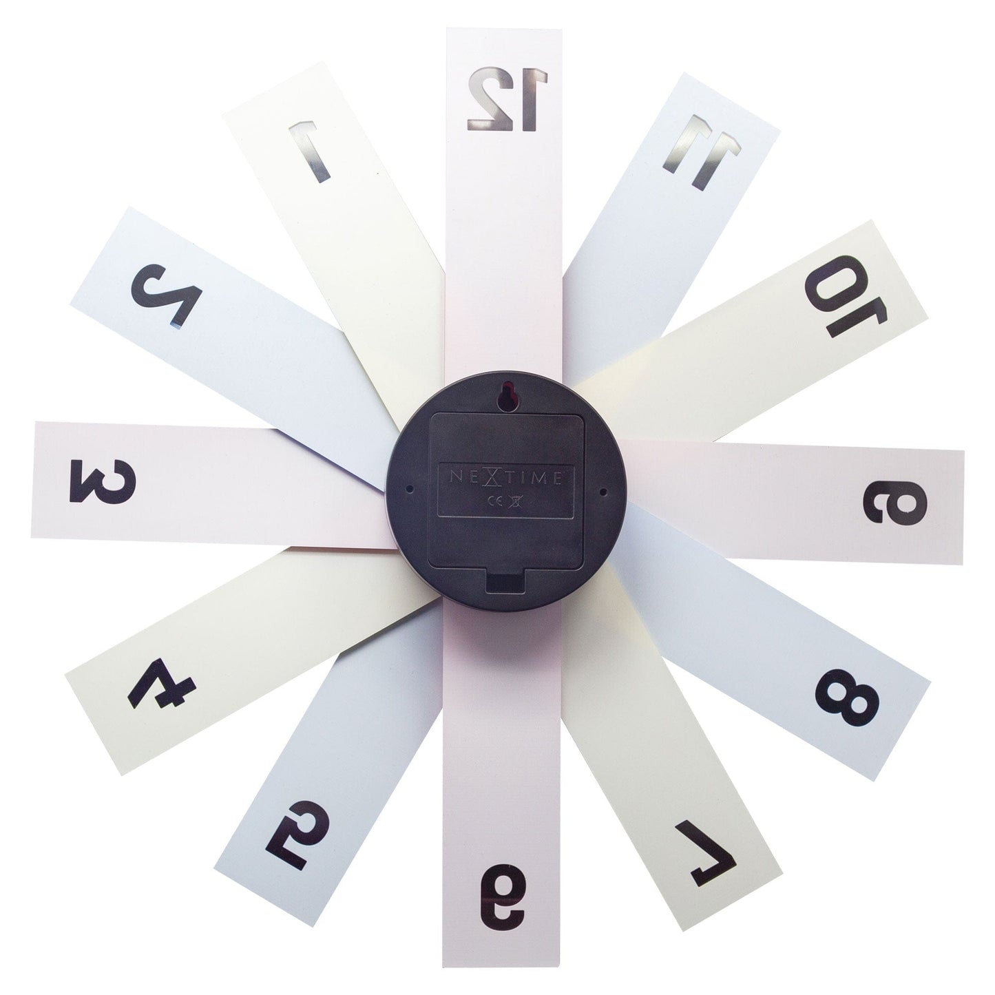 NeXtime Plexi - Stille wandklok met modern design - 40 cm