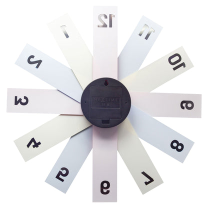 NeXtime Plexi - Stille wandklok met modern design - 40 cm