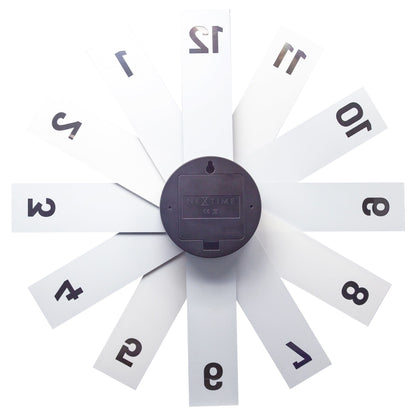 Wall clock 40cm - Silent - Acrylic/Metal - "Plexi"