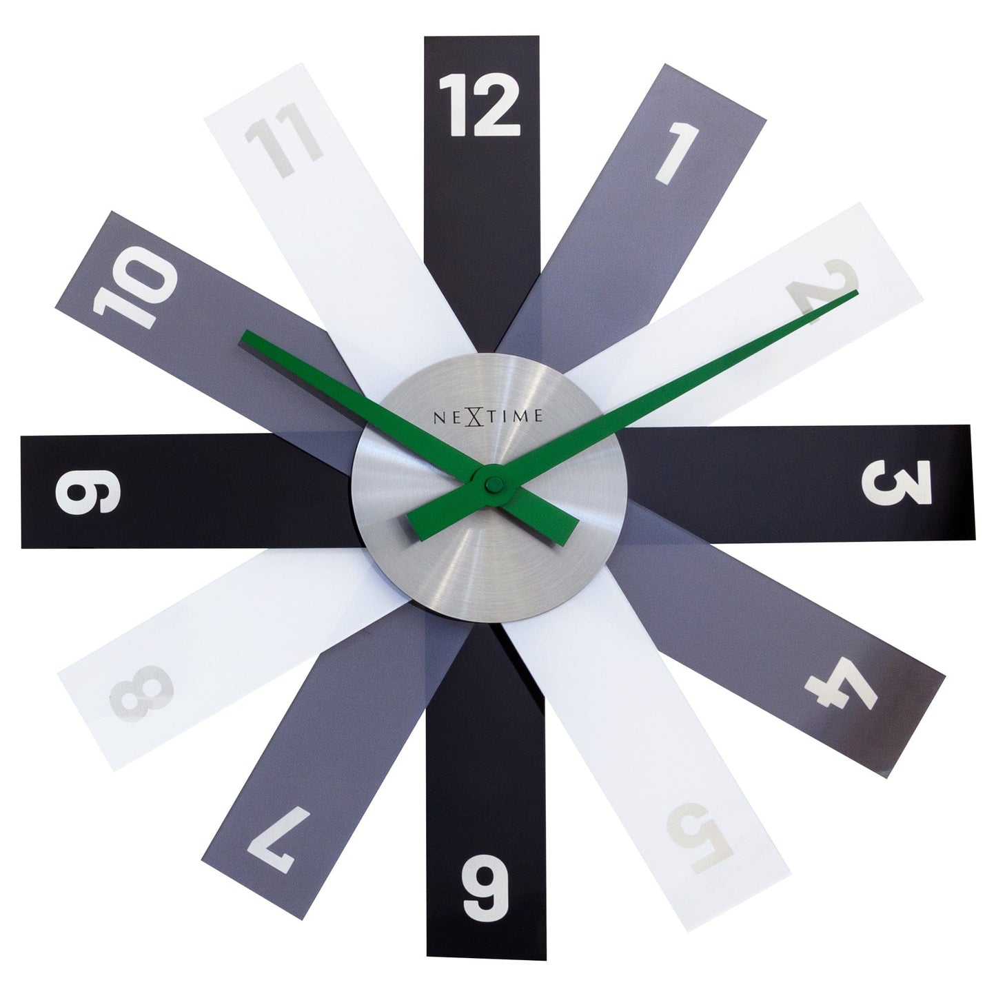 NeXtime Plexi - Stille wandklok met modern design - 40 cm