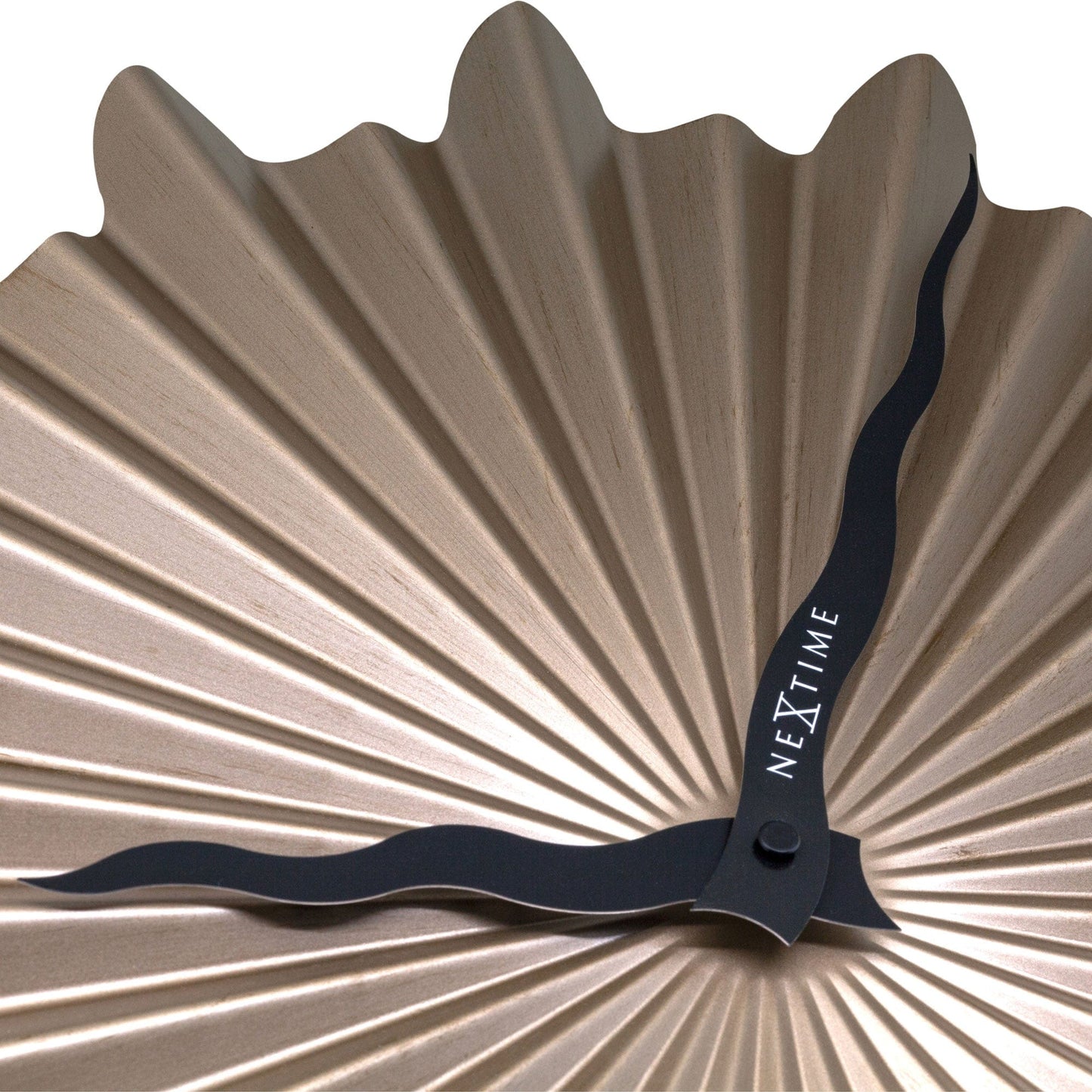NeXtime Sunny - Stille design wandklok - Metaal 40cm