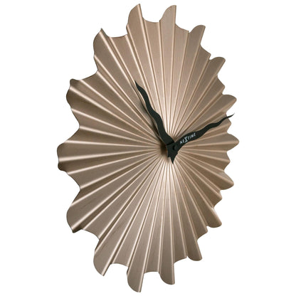Comnox - Sunny Wandklok 40cm - Stijlvolle rust - Silencieuze tijdweergave - Metaal, goud of bruin - silent, wall clock, metal