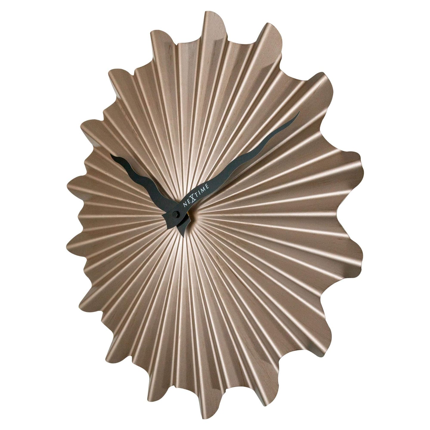 NeXtime Sunny - Stille design wandklok - Metaal 40cm