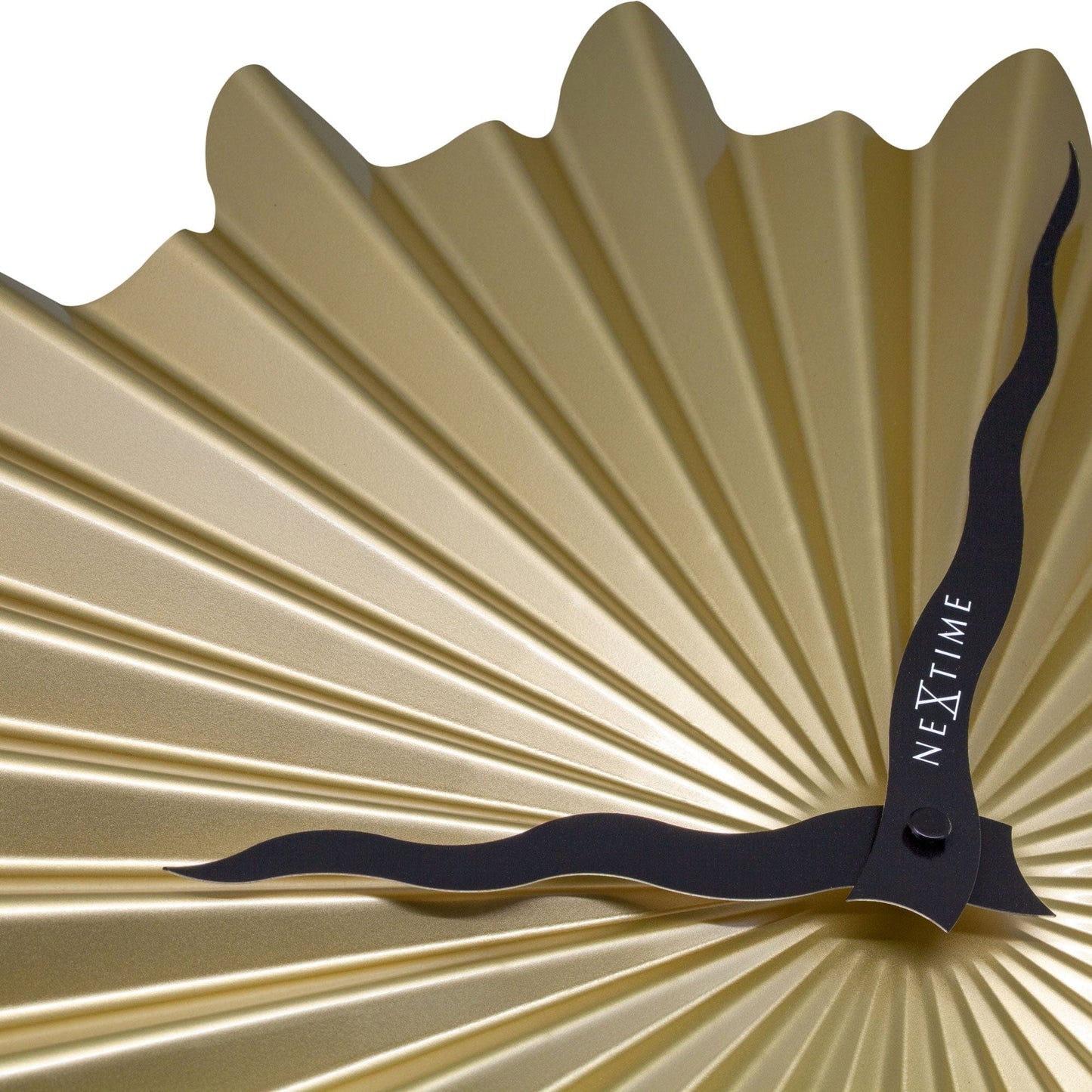 Comnox - Sunny Wandklok 40cm - Stijlvolle rust - Silencieuze tijdweergave - Metaal, goud of bruin - silent, wall clock, metal