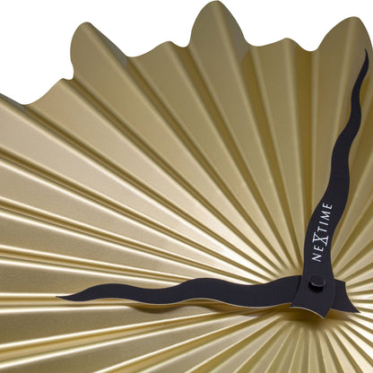 Comnox - Sunny Wandklok 40cm - Stijlvolle rust - Silencieuze tijdweergave - Metaal, goud of bruin - silent, wall clock, metal