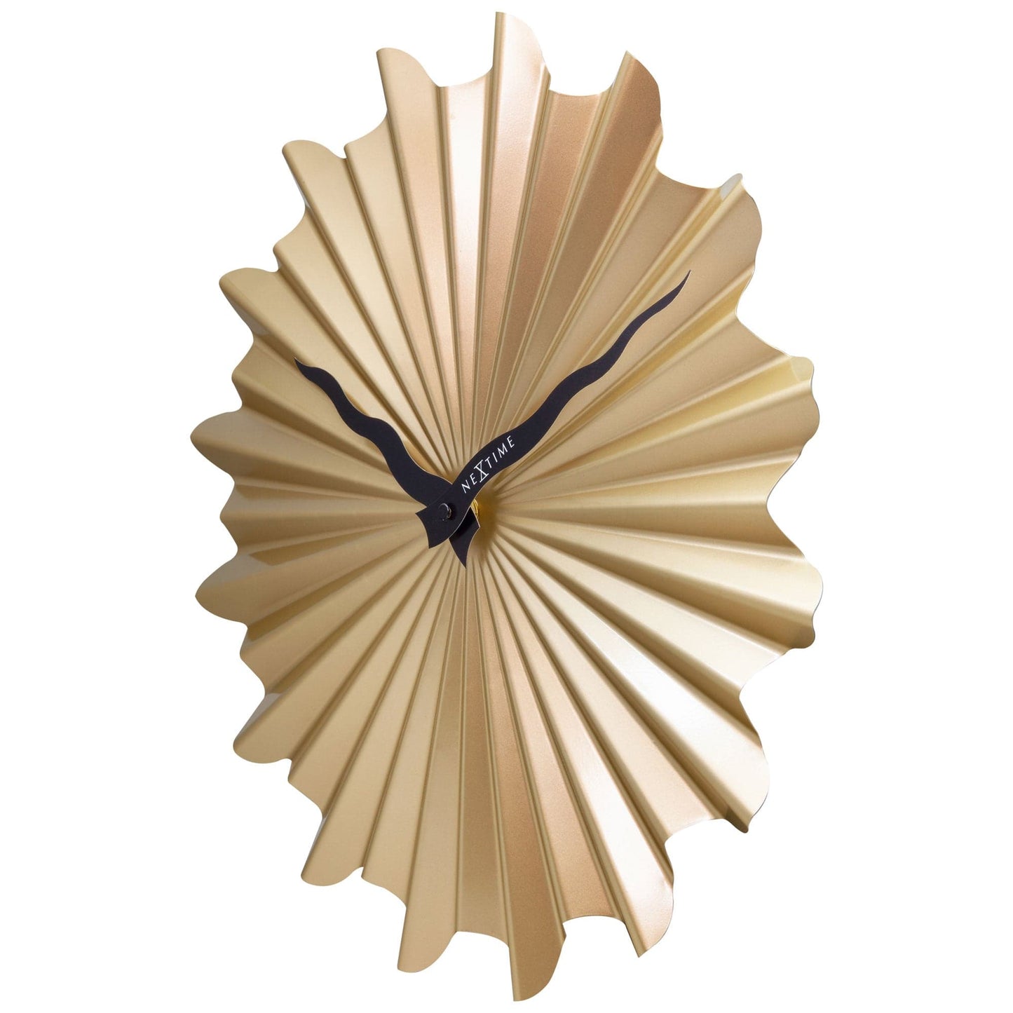 Comnox - Sunny Wandklok 40cm - Stijlvolle rust - Silencieuze tijdweergave - Metaal, goud of bruin - silent, wall clock, metal
