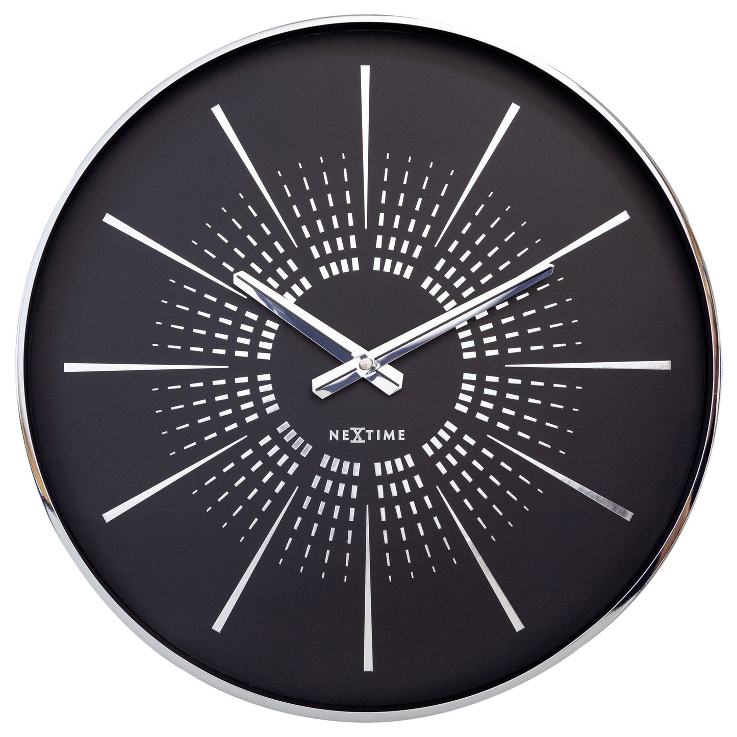Comnox - Excentric - Wandklok 40cm - Stil & Elegant - 2 Jaar Garantie - Met AA Batterij - Goud/White