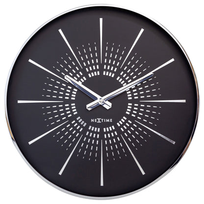 Comnox - Excentric - Wandklok 40cm - Stil & Elegant - 2 Jaar Garantie - Met AA Batterij - Goud/White