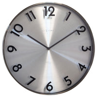 Comnox - NeXtime Reflection - Stille wandklok met metaal-effect - 40 cm