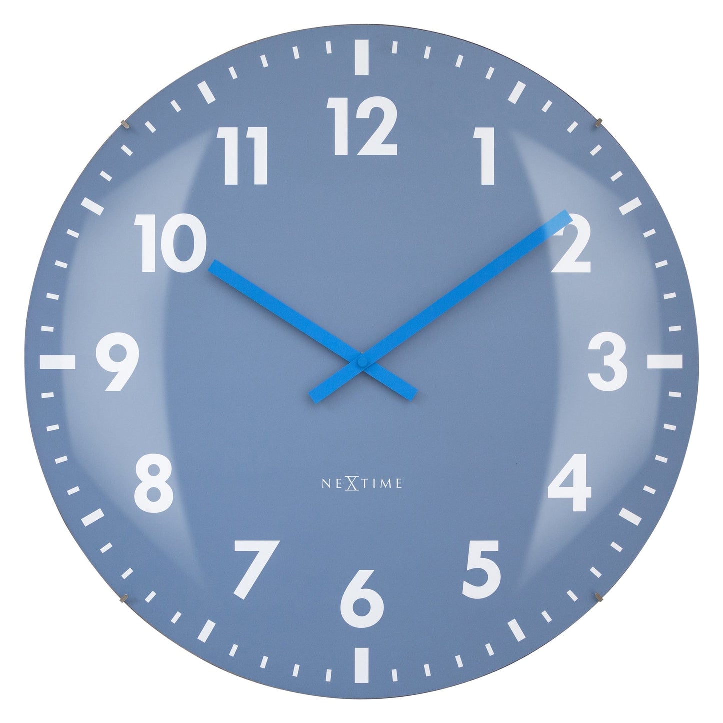 NeXtime Duomo 50 - Stille wandklok met glazen koepel - 50cm