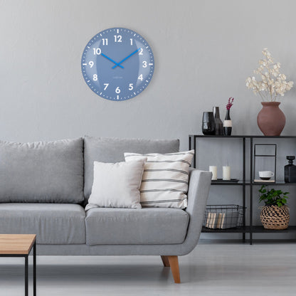 NeXtime Duomo 50 - Stille wandklok met glazen koepel - 50cm