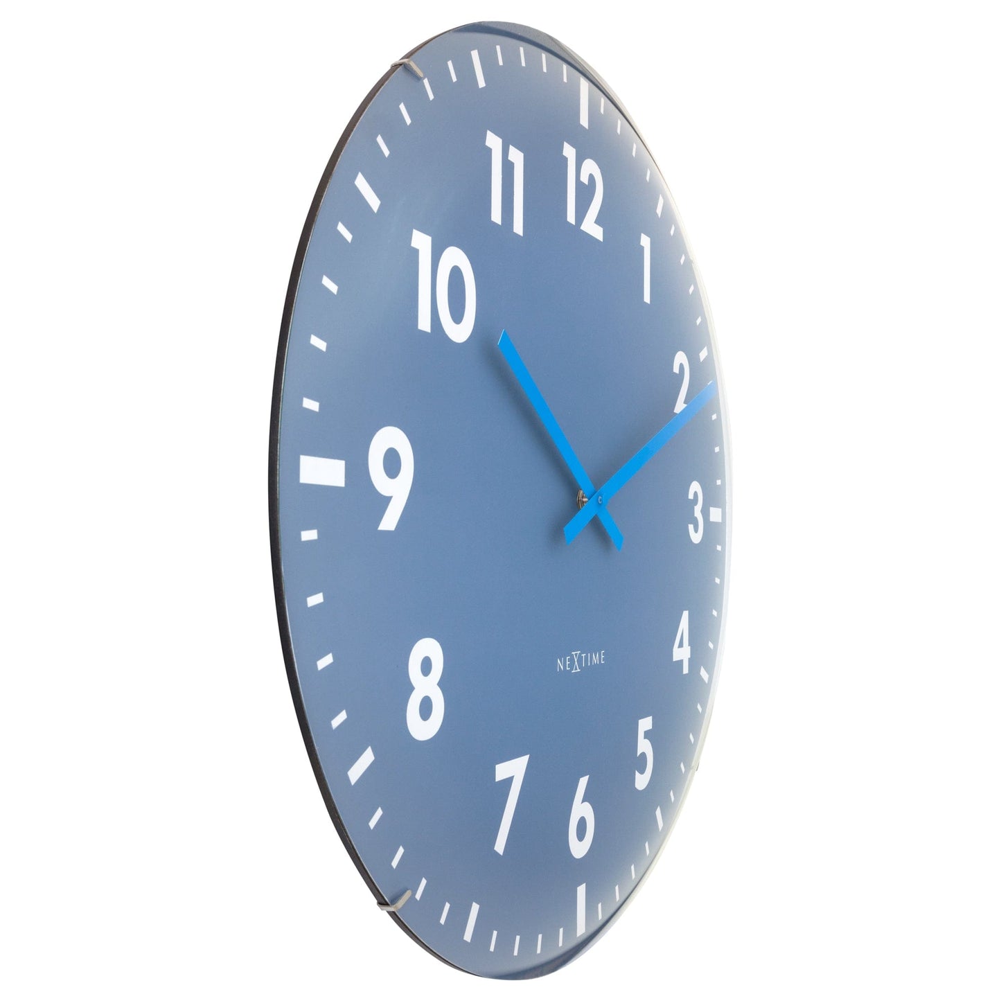 NeXtime Duomo 50 - Stille wandklok met glazen koepel - 50cm