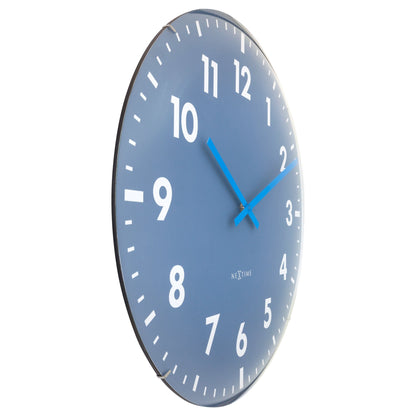 NeXtime Duomo 50 - Stille wandklok met glazen koepel - 50cm