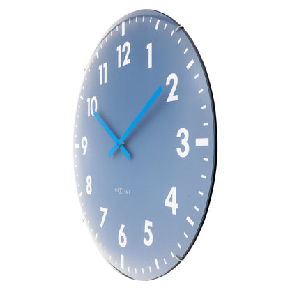 NeXtime Duomo 50 - Stille wandklok met glazen koepel - 50cm