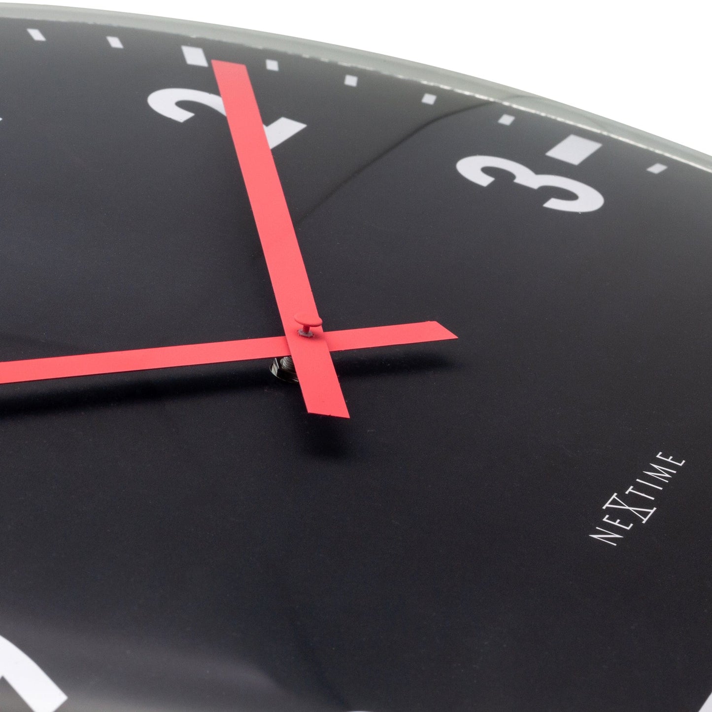 NeXtime Duomo 50 - Stille wandklok met glazen koepel - 50cm