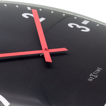 NeXtime Duomo 50 - Stille wandklok met glazen koepel - 50cm