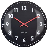 NeXtime Duomo 50 - Stille wandklok met glazen koepel - 50cm