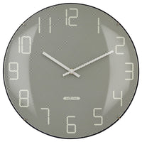 NeXtime Shade Wandklok - Stille loop met glazen koepel - 35cm