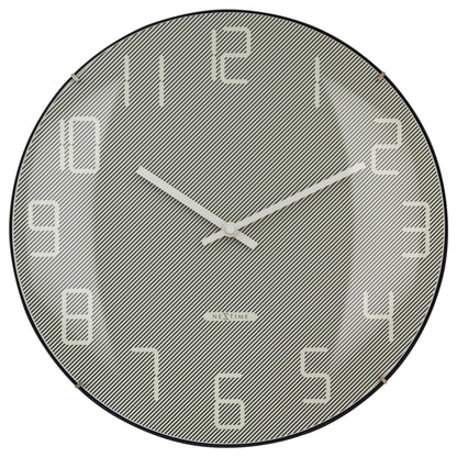 NeXtime Shade Wandklok - Stille loop met glazen koepel - 35cm