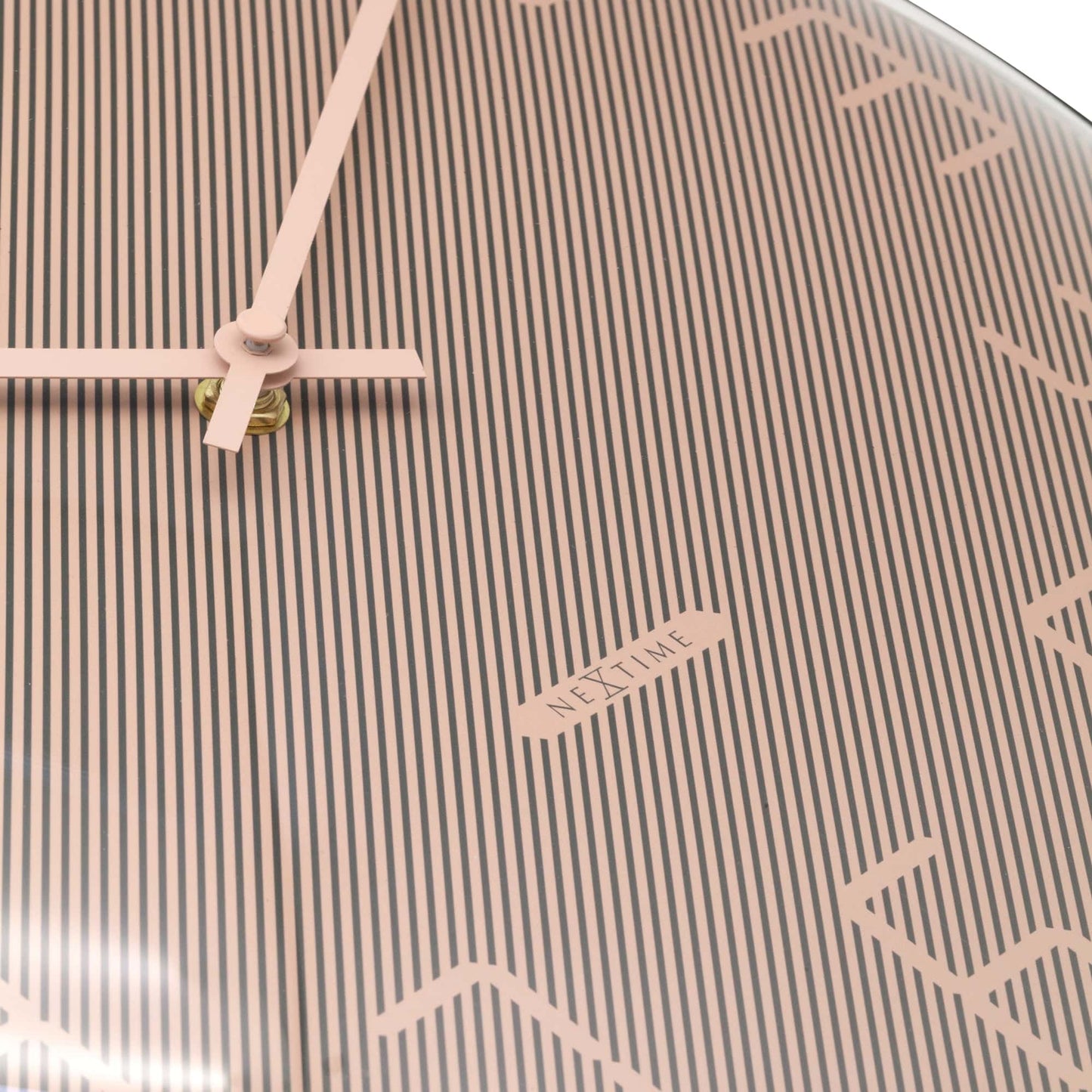 NeXtime Shade Wandklok - Stille loop met glazen koepel - 35cm