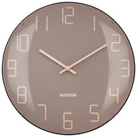 Comnox - NeXtime Shade Wandklok - Stille loop met glazen koepel - 35cm