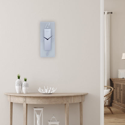 NeXtime Dali - Stille wandklok met mat glas - 20x50cm