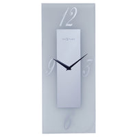 NeXtime Dali - Stille wandklok met mat glas - 20x50cm