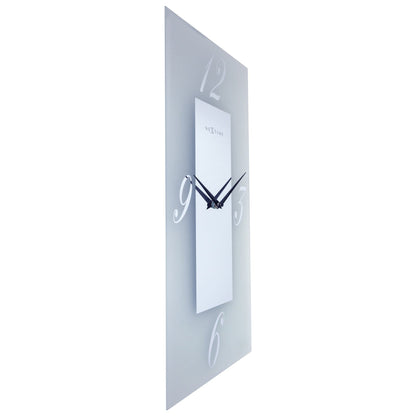 NeXtime Dali - Stille wandklok met mat glas - 20x50cm