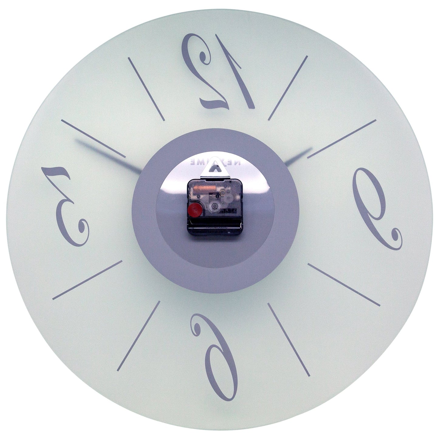 Comnox - NeXtime Dali Round - Geruisloos design - 43cm Glas