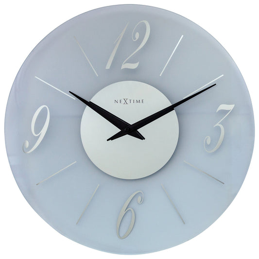 Comnox - NeXtime Dali Round - Geruisloos design - 43cm Glas