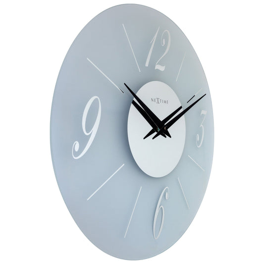 Comnox - NeXtime Dali Round - Geruisloos design - 43cm Glas