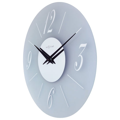Comnox - NeXtime Dali Round - Geruisloos design - 43cm Glas