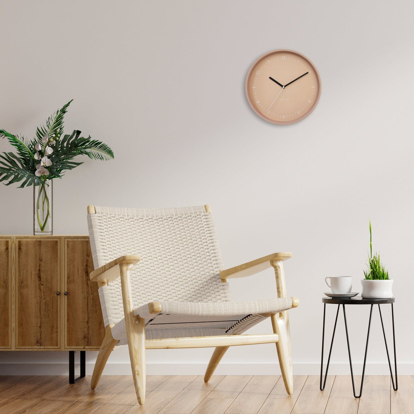 Comnox - Wandklok 30 cm - Stil en Elegant - Comfort en Veiligheid - Aluminium